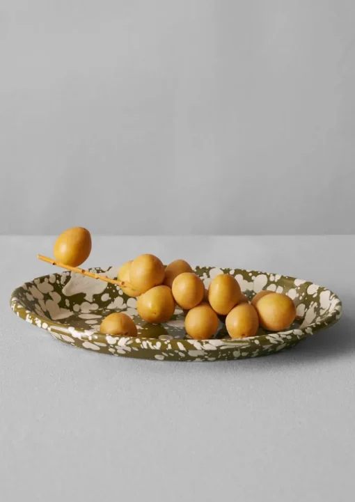 Splatter Enamel Platter