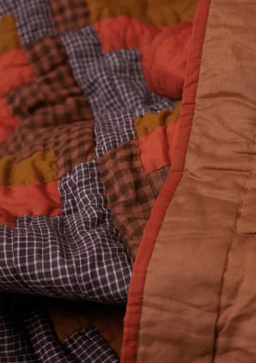 Stacked Check Patchwork Quilt