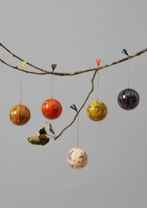 Starburst Hand Painted Bauble