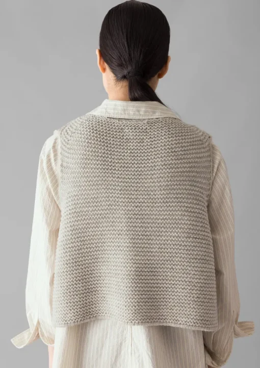 Textured Knit Gilet