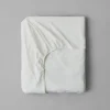 Washed Linen Cotton Fitted Sheet