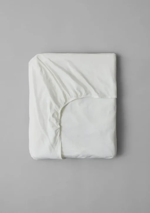 Washed Linen Cotton Fitted Sheet